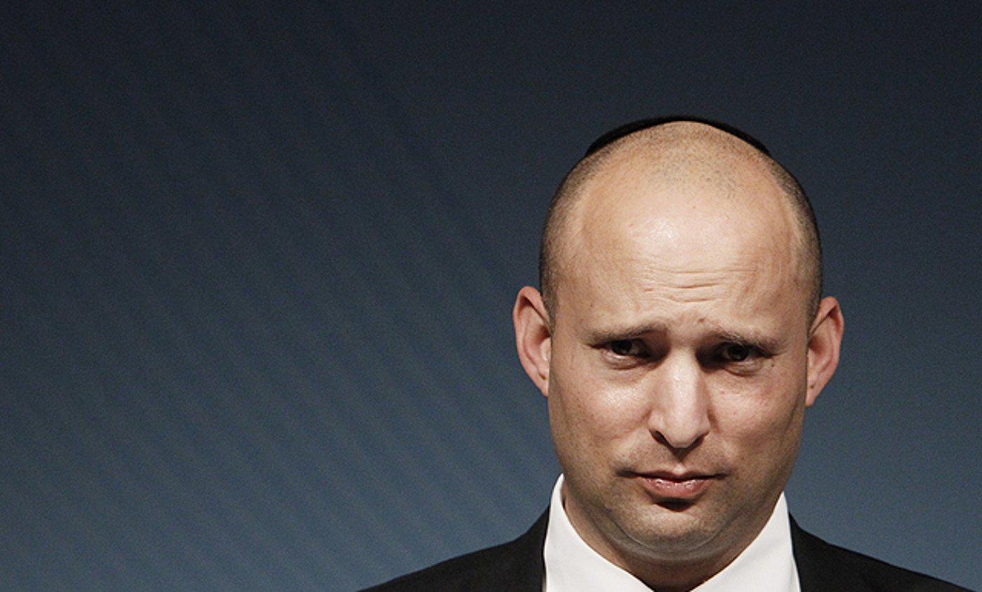 מוחרם. השר נפתלי בנט