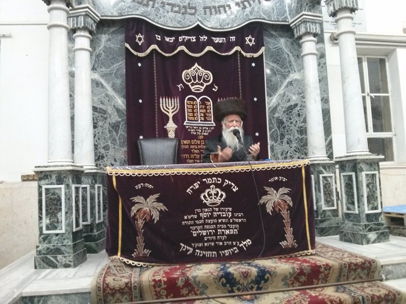 תיעוד: הרב יצחק דוד גרוסמן ביזדים