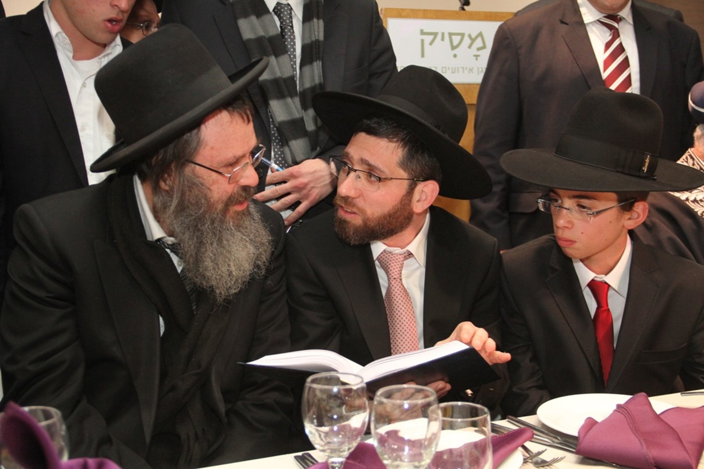 גלריה: בר מצווה לנכד הגר"י יוסף והגר"ש עמאר