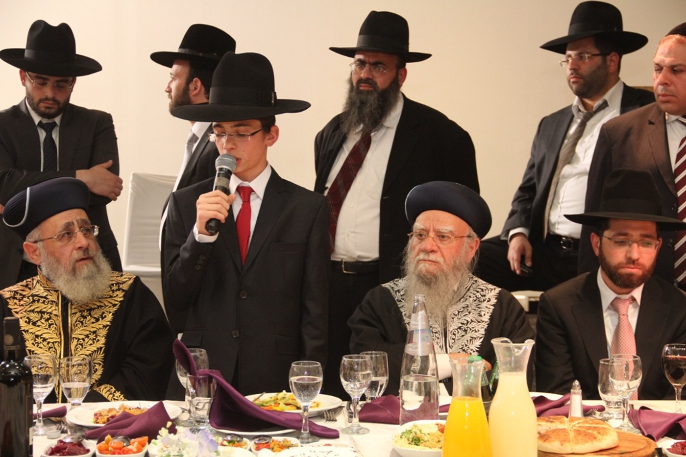 גלריה: בר מצווה לנכד הגר"י יוסף והגר"ש עמאר