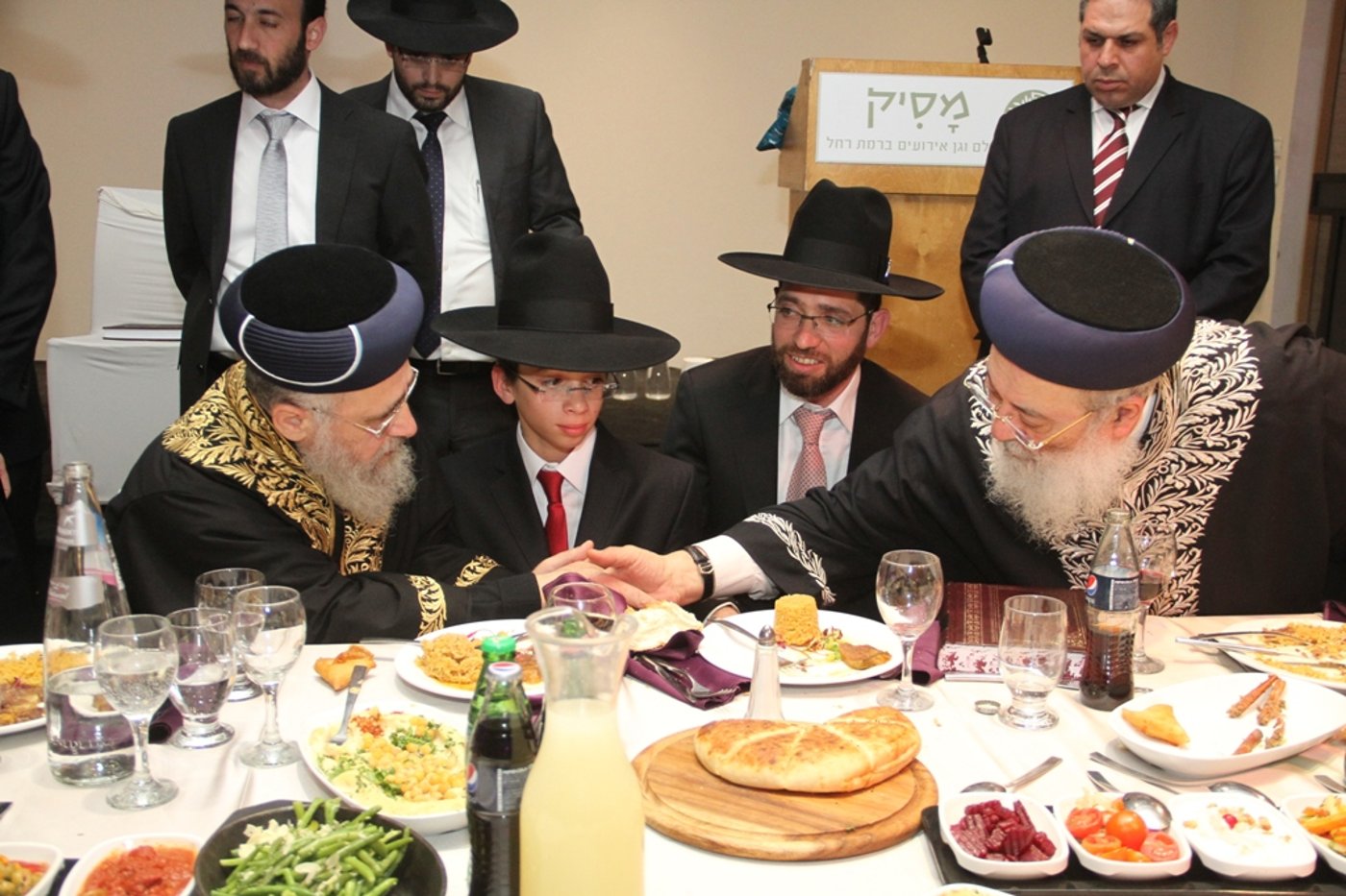 גלריה: בר מצווה לנכד הגר"י יוסף והגר"ש עמאר