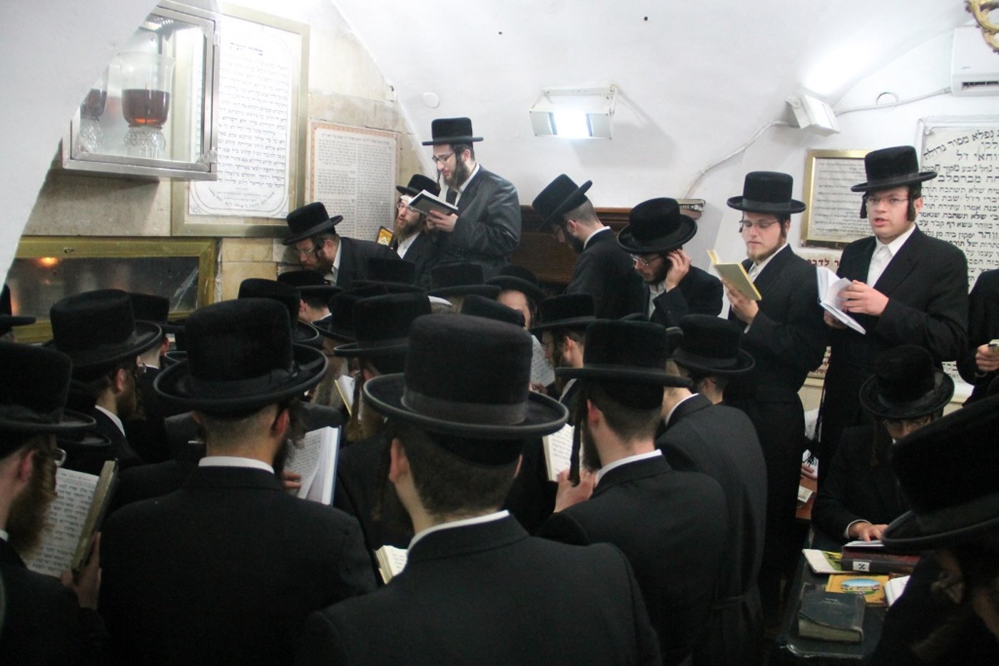 תיעוד: האדמו"ר מויז'ניץ בציון הרשב"י במירון