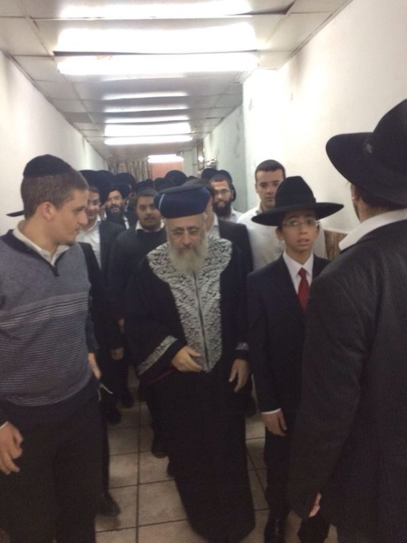 בישיבת חזון עובדיה חגגו לנכד הראשל"צ הרב יצחק יוסף