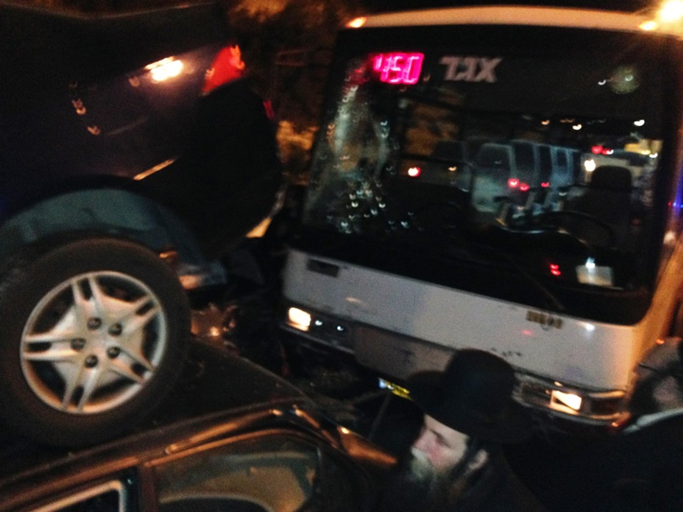 תאונה קשה בכביש 1, שישה נפצעו קל; "היו יכולים להיות כאן הרוגים"