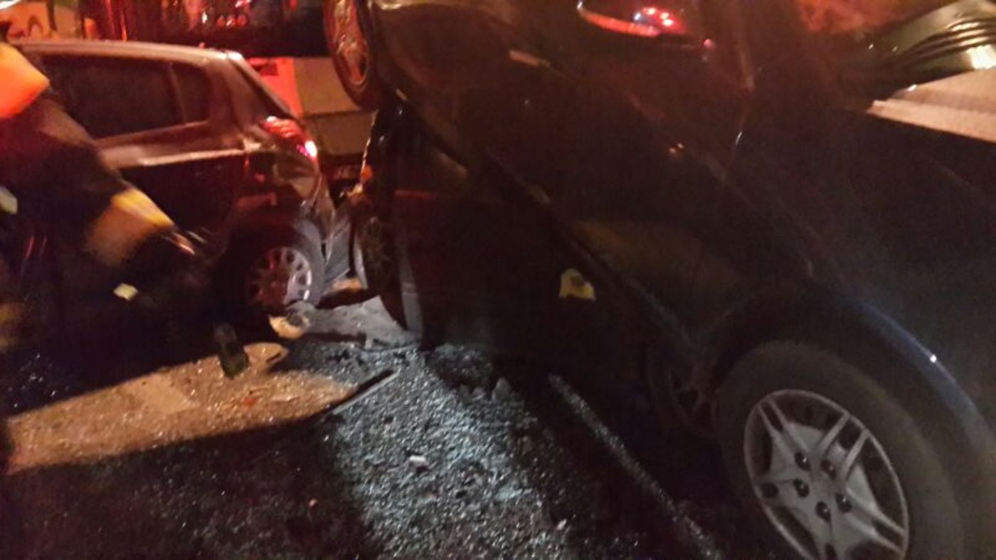 תאונה קשה בכביש 1, שישה נפצעו קל; "היו יכולים להיות כאן הרוגים"