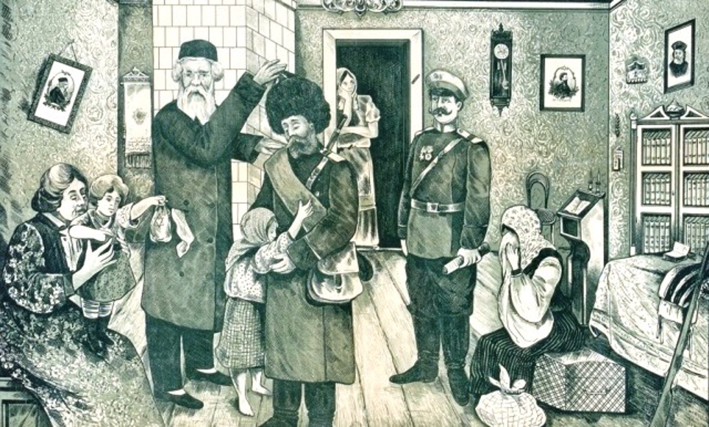 תיעוד היסטורי: גיוס חרדים לפני 110 שנים