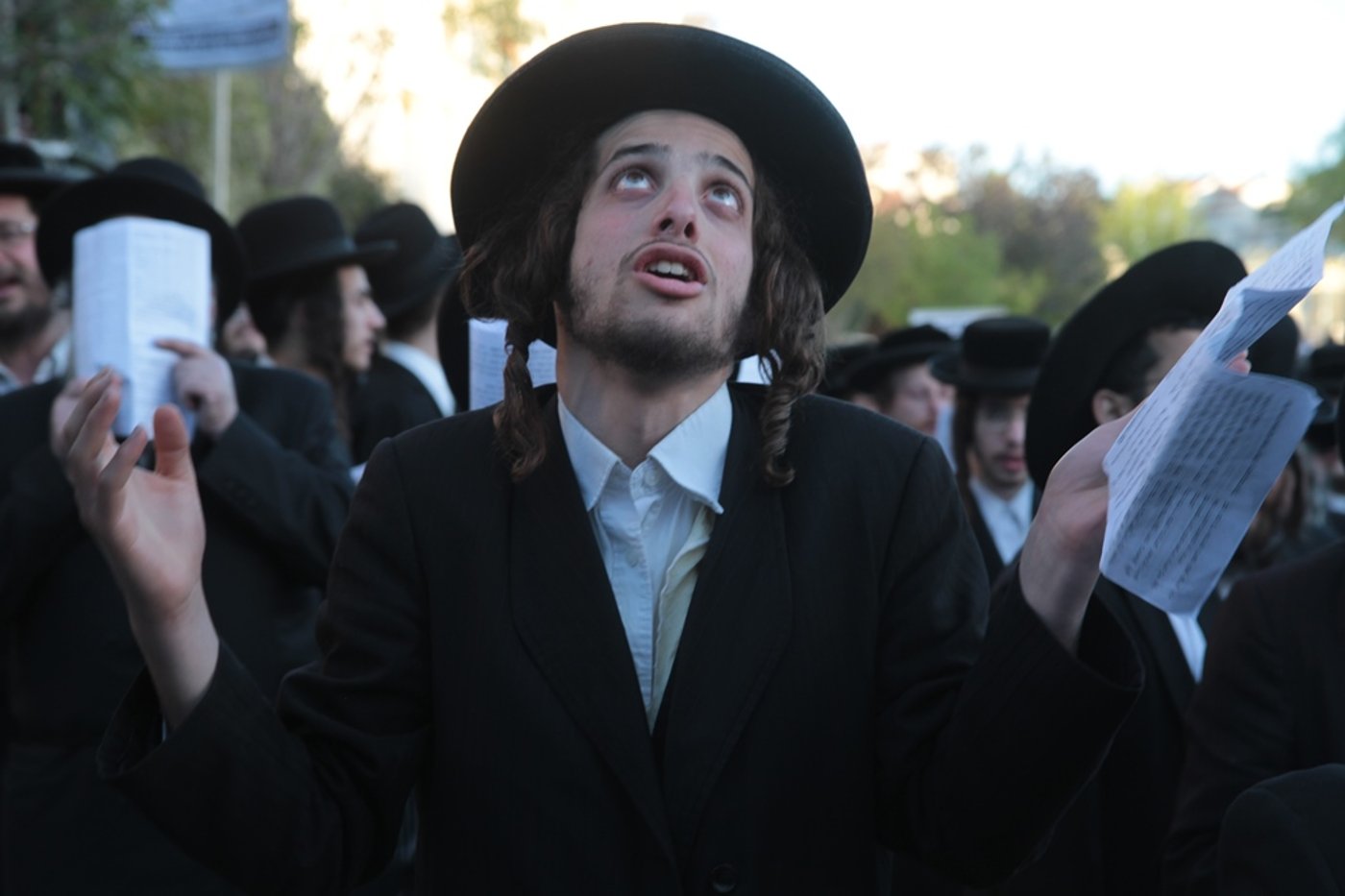 תיעוד: הפגנת 'העדה' בבית שמש בצל איומי הראב"ד