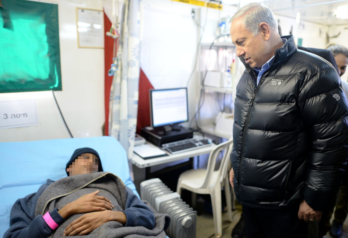 נתניהו ביקר פצועים מסוריה: "שהעולם יראה את התמונות מהמקום הזה"