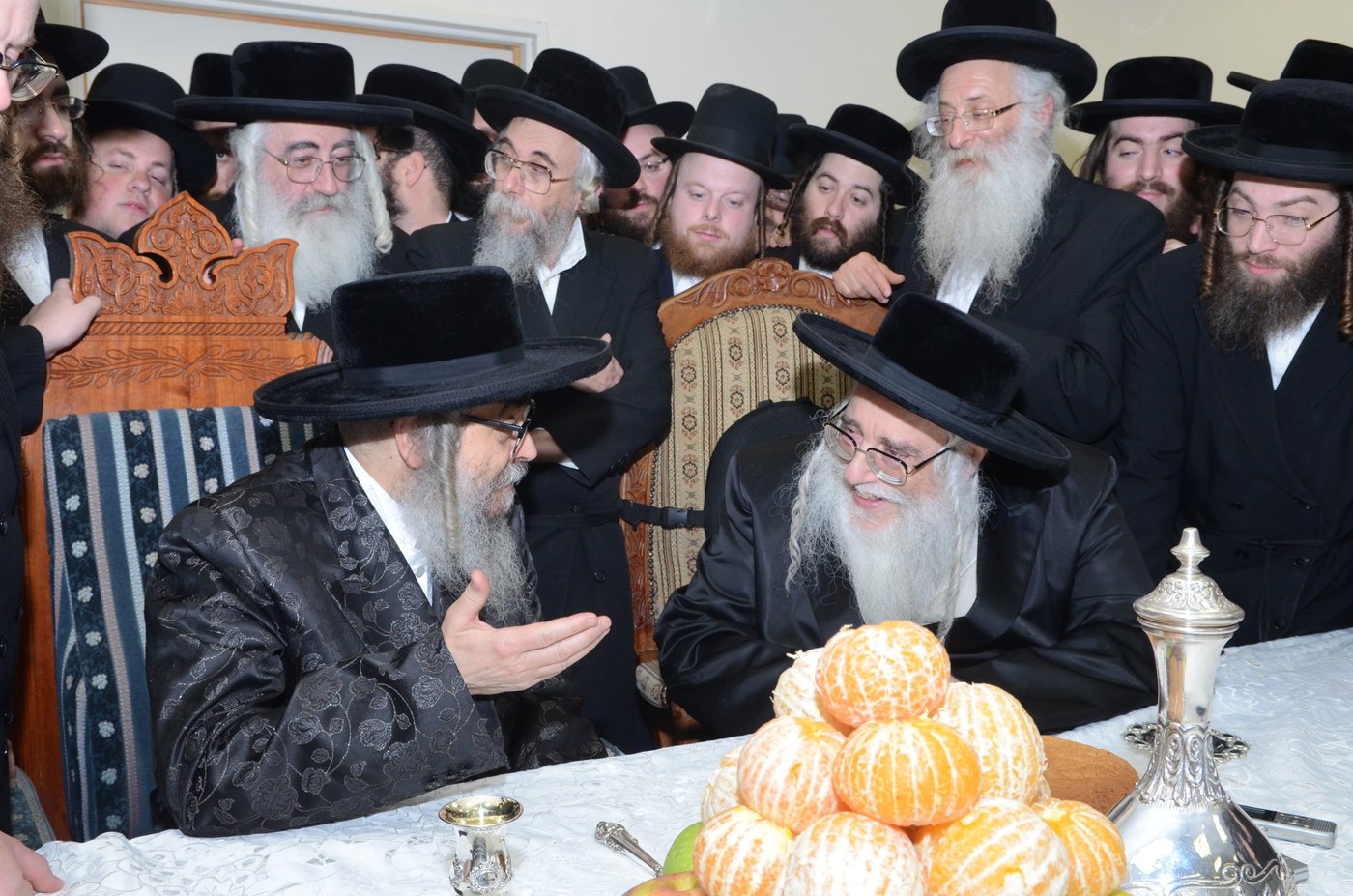 תיעוד: האדמו"ר מסאטמר ביקר אצל האדמו"ר מצאנז וב"צאנזר קלויז" בצפת