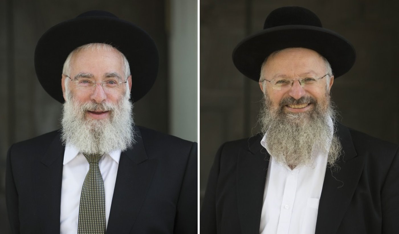 הרב שמואל אליהו והרב יעקב שפירא