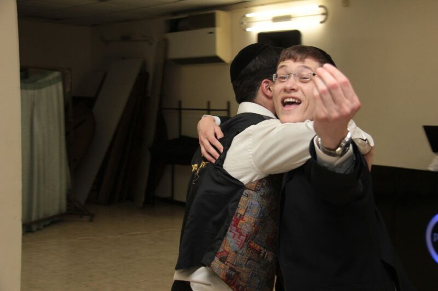 תמונות:  יו"ר ש"ס אריה דרעי חוגג את פורים