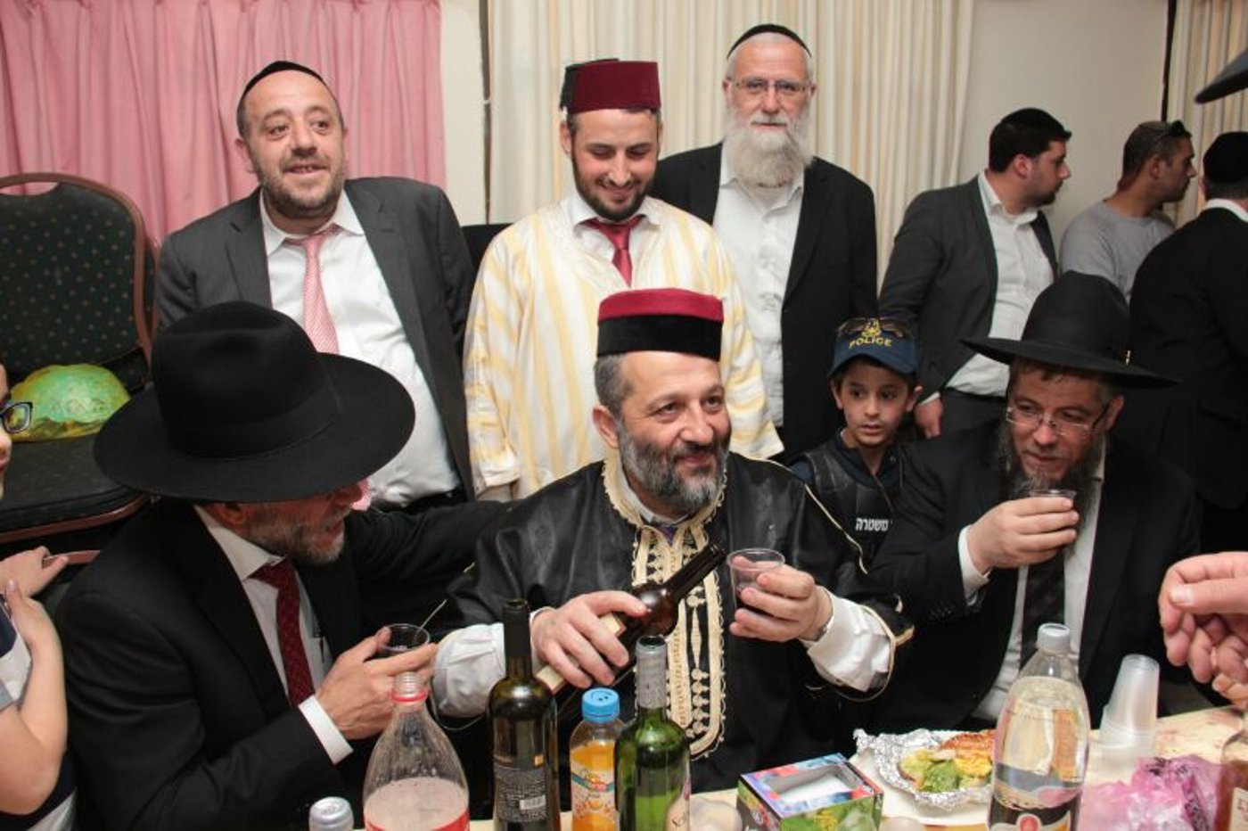 תמונות:  יו"ר ש"ס אריה דרעי חוגג את פורים