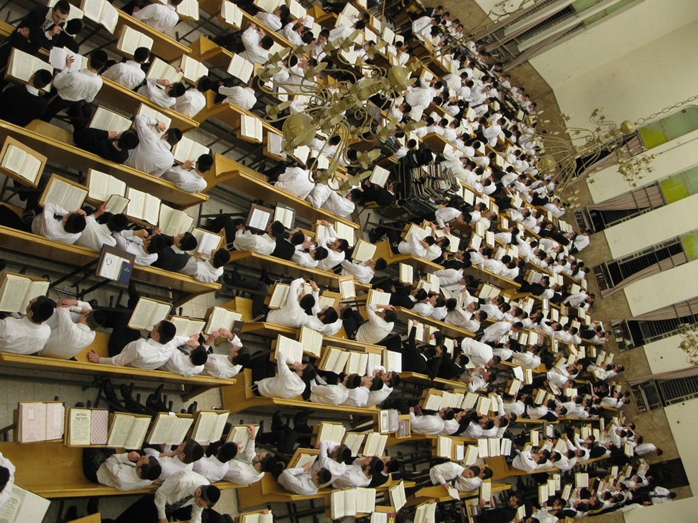פורים בישיבת פוניבז' • תיעוד ענק