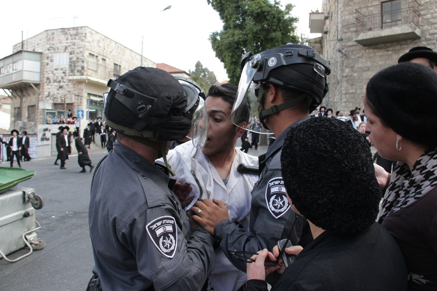 תיעוד ענק: ההפגנה האלימה בגאולה