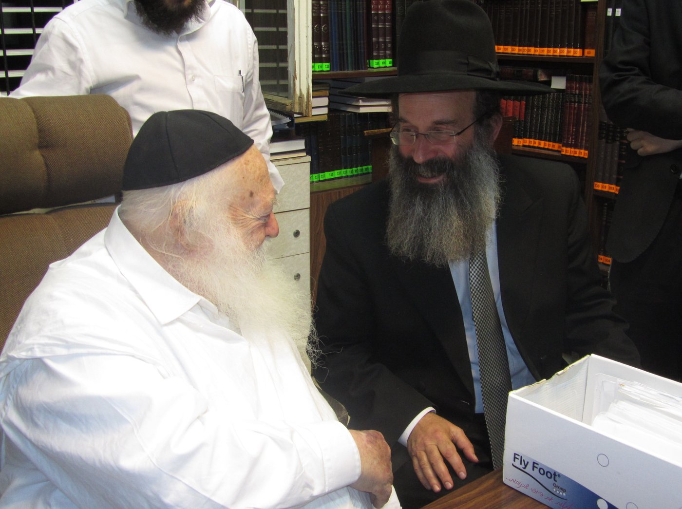 אברהם רובינשטיין עם מרן הגר"ח קנייבסקי
