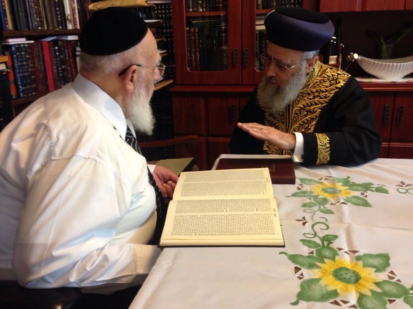 הראשל"צ ביקר את נשיא המועצת