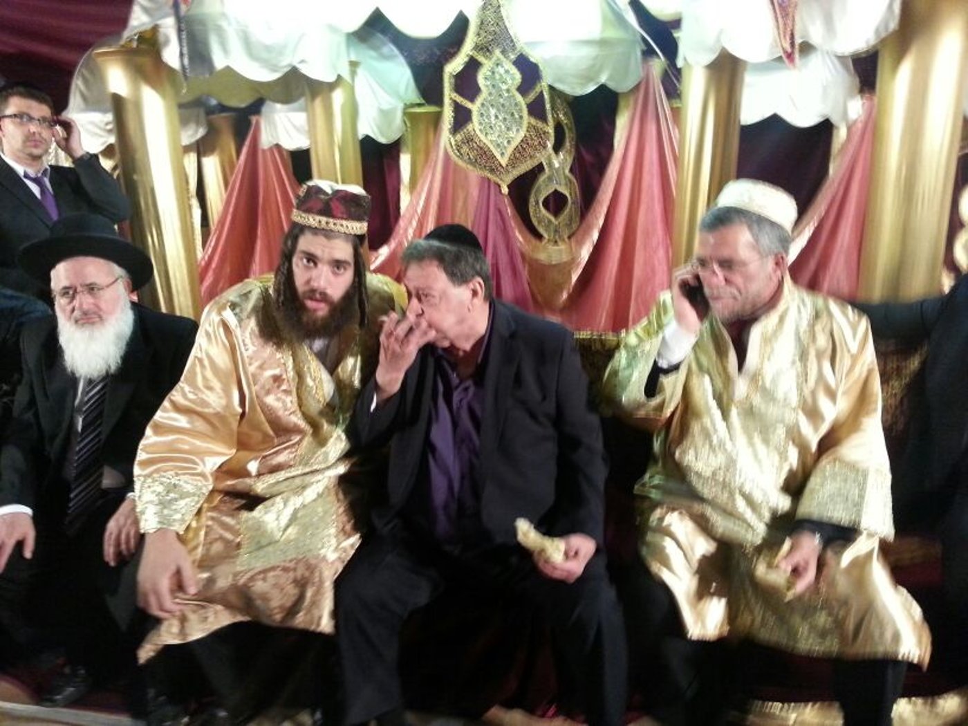 צפו: פואד וריבלין חגגו מימונה באלעד