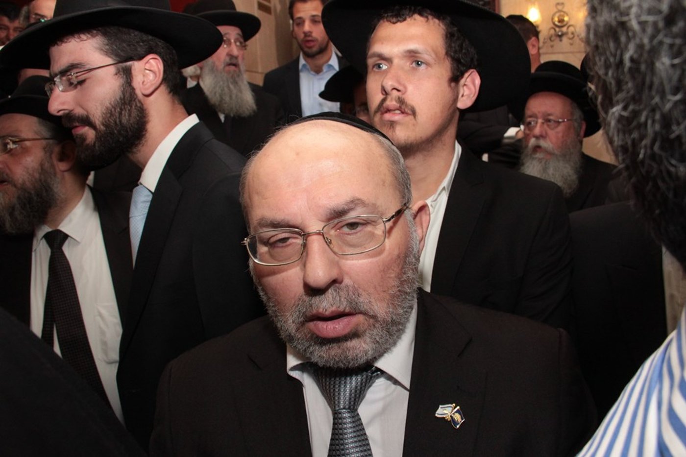 אריה דרעי חגג ברית לנכד, אלי ישי נעדר • תמונות