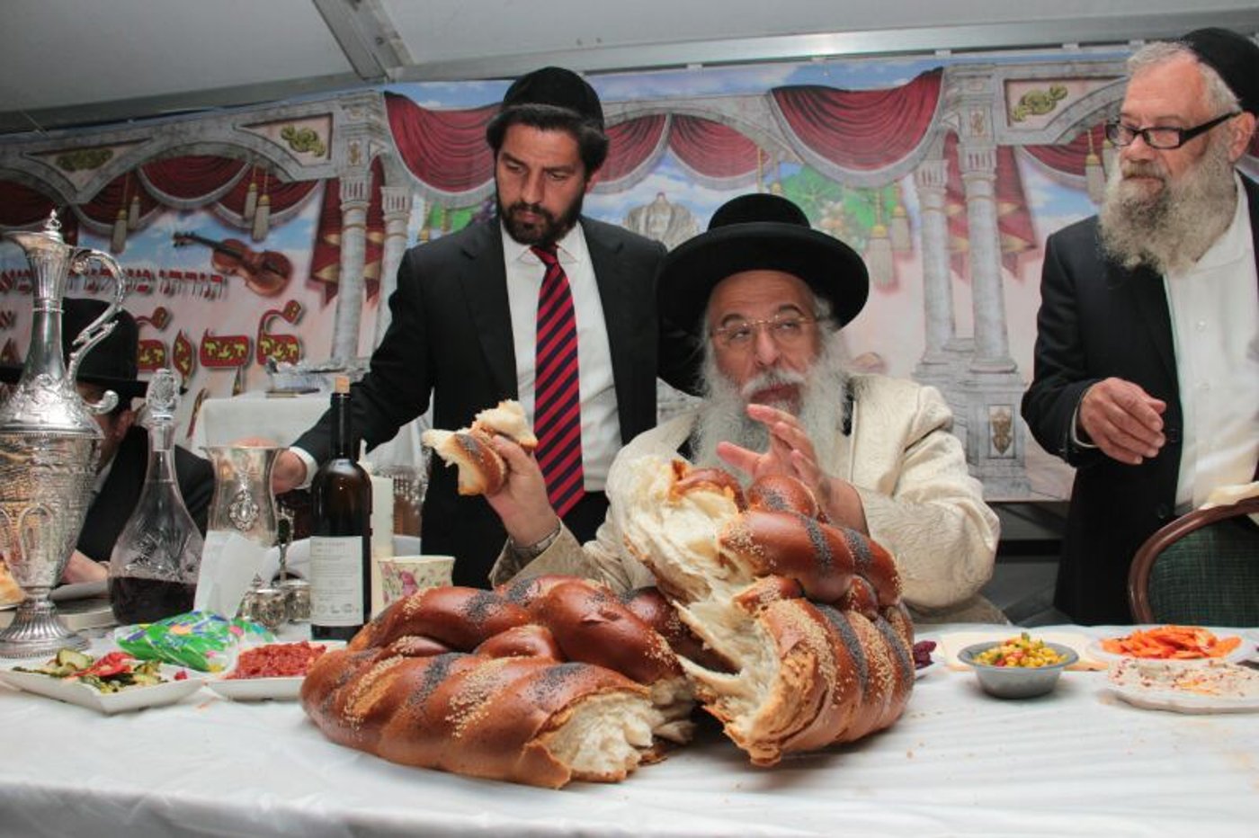 צפו: המאהל של הרב בניהו שמואלי בהר מירון