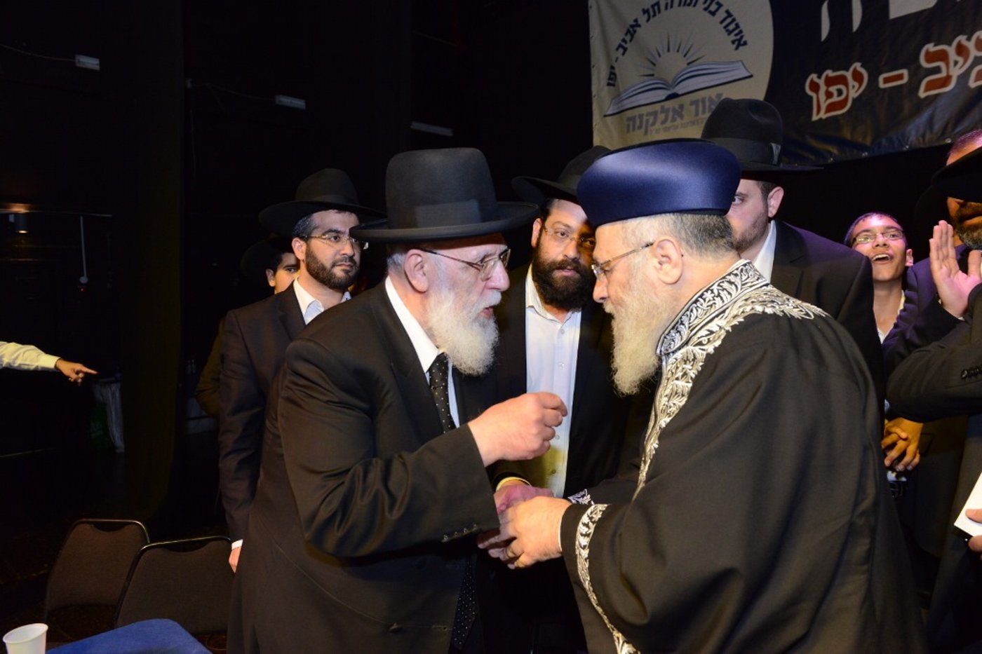 נשיא מועצת חכמי התורה והראשל"צ חיזקו את תושבי תל אביב