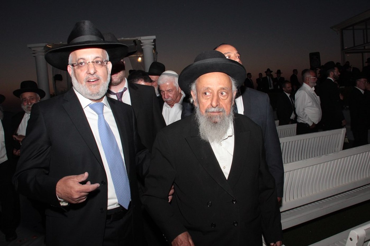תיעוד ענק: מפגן הכוח של יו"ר ש"ס בחתונת בתו