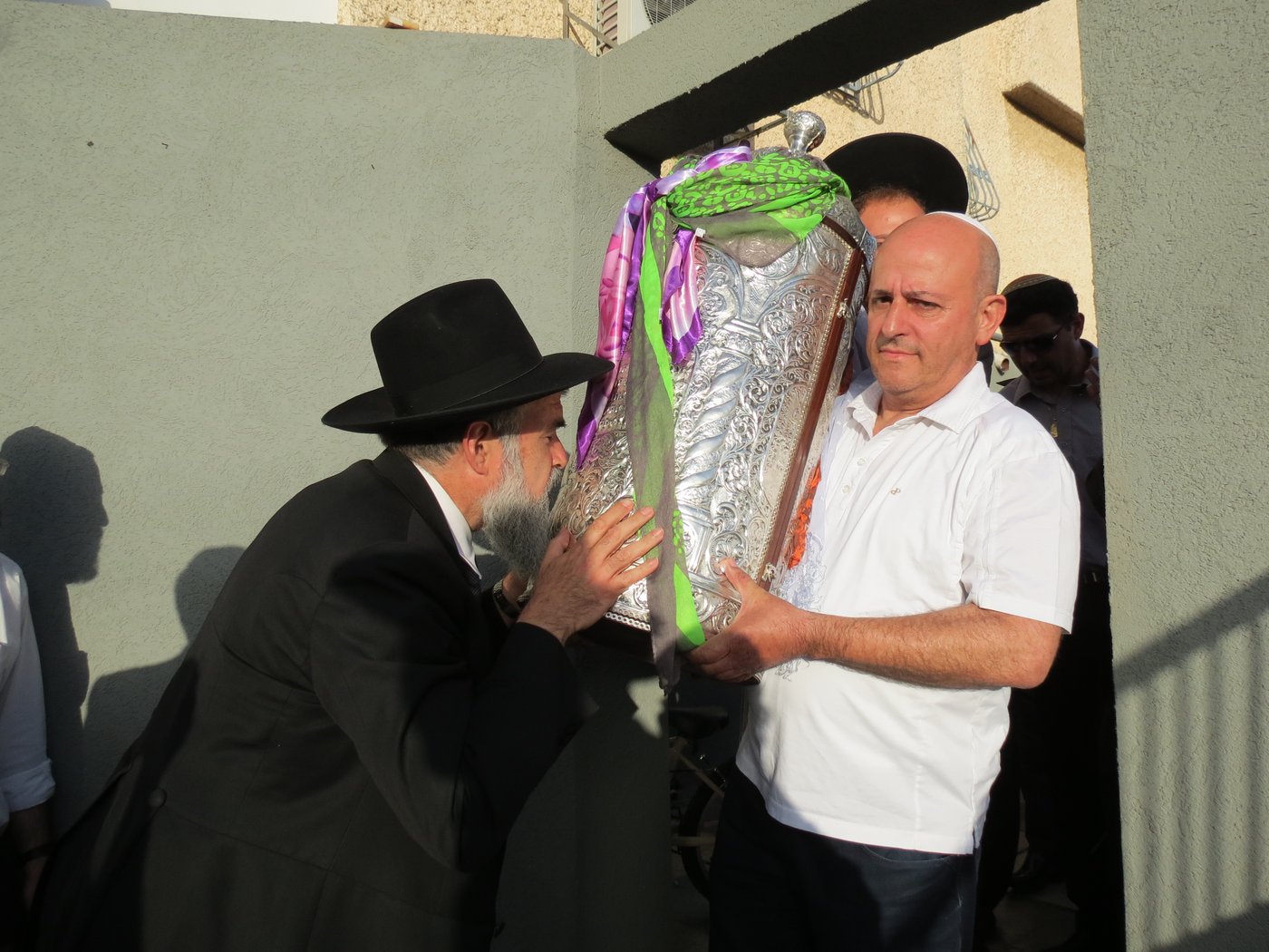 צפת: הראשל"צ חגג בהכנסת ספר תורה