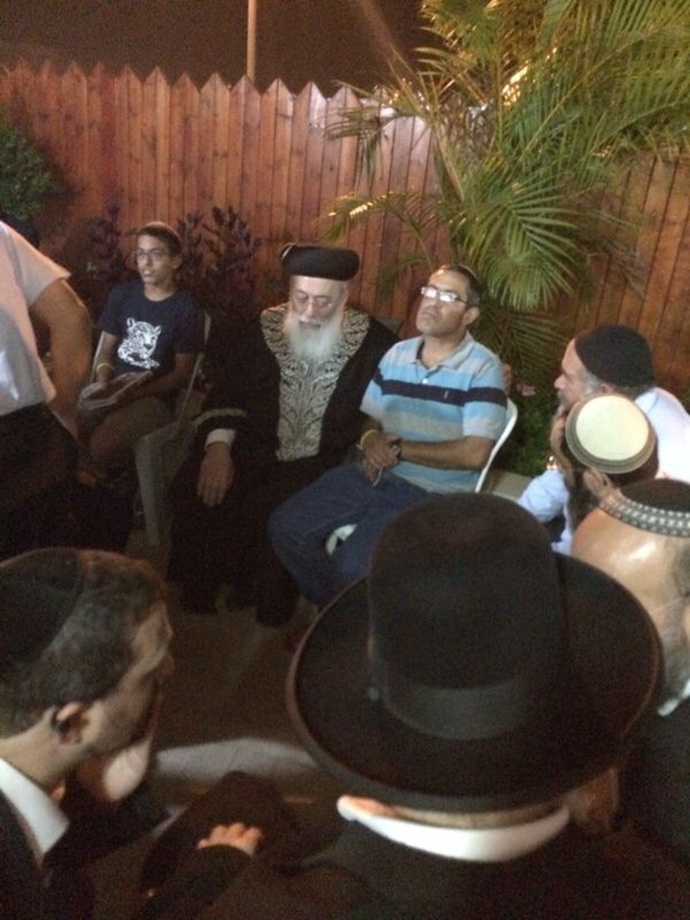 הרב שלמה משה עמאר ניחם את משפחת יפרח