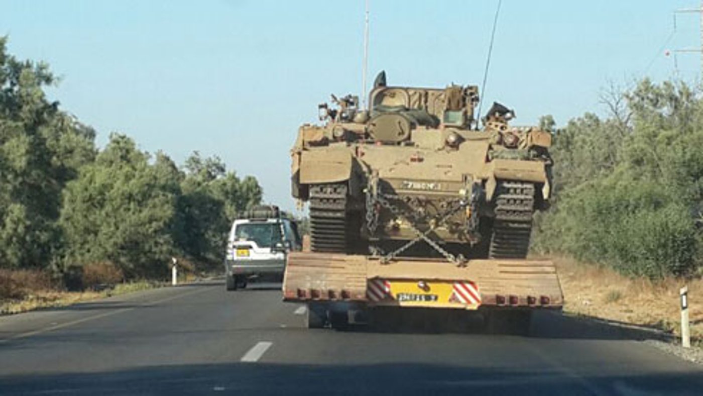 צה"ל מעביר כוחות לדרום