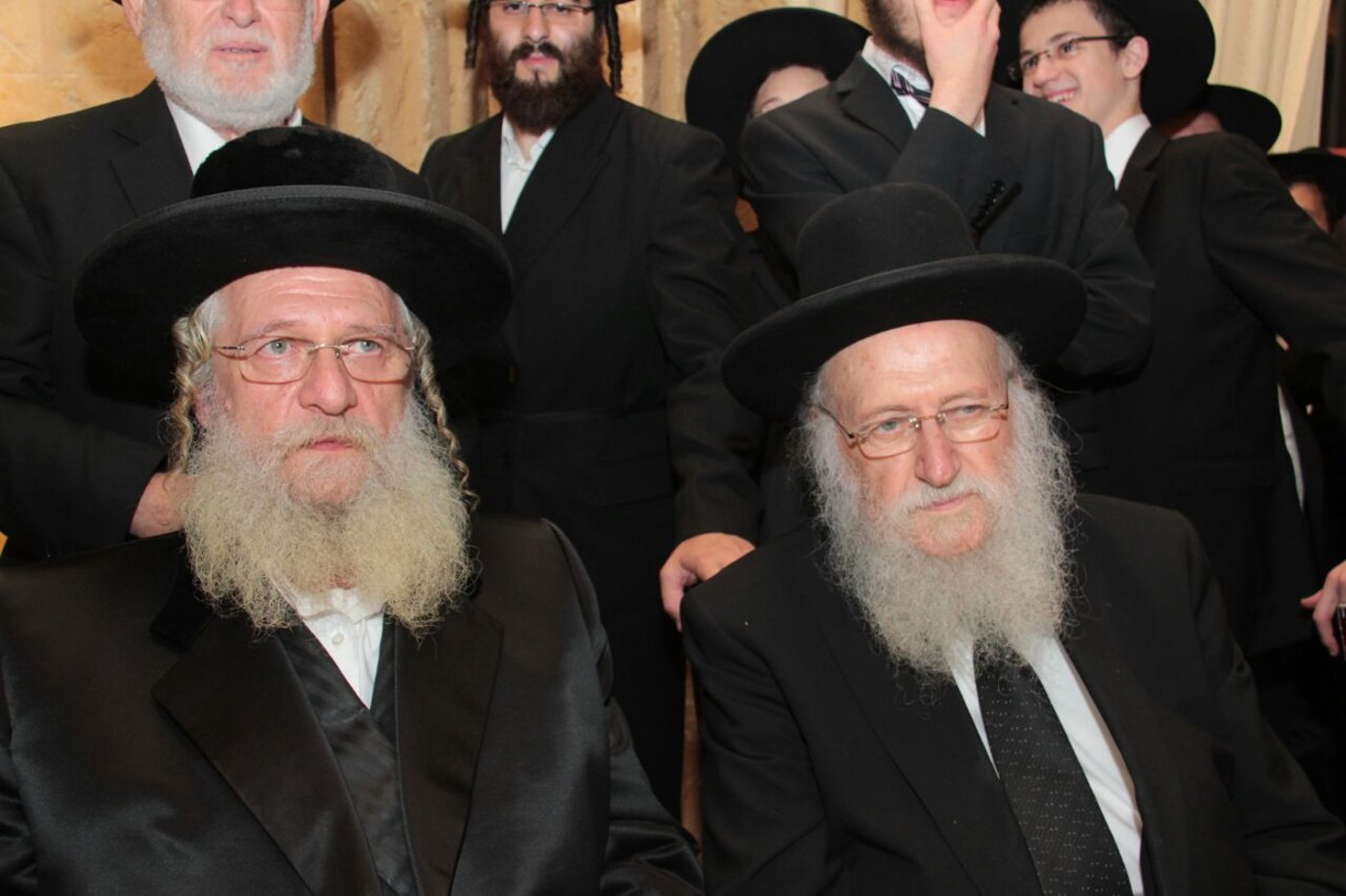 גלריה: הגר"ח קנייבסקי רקד אצל "המלך" אברהם רובינשטיין