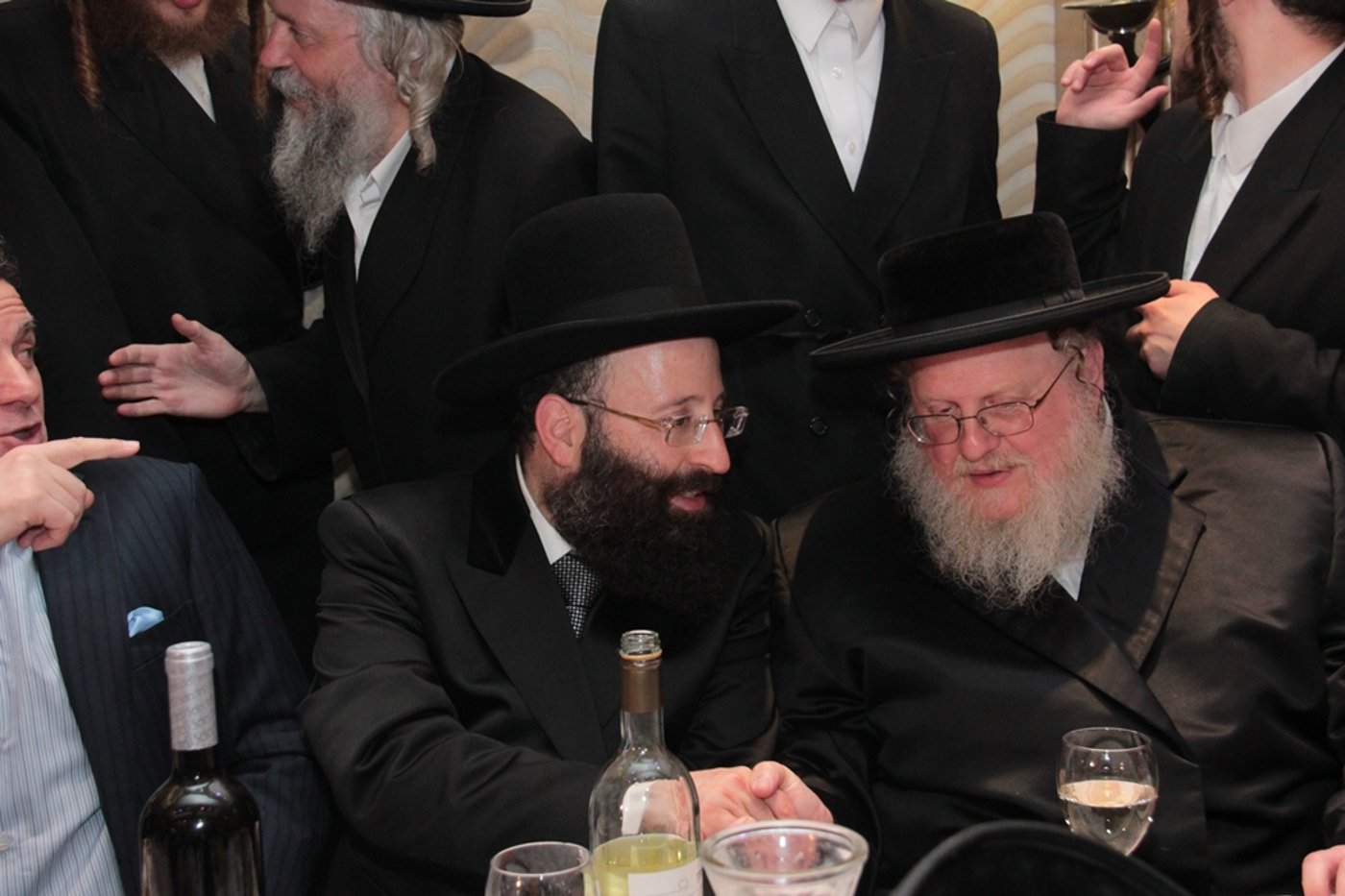 הרב שמואל רבינוביץ חיתן, כל המי ומי התייצבו • גלריה