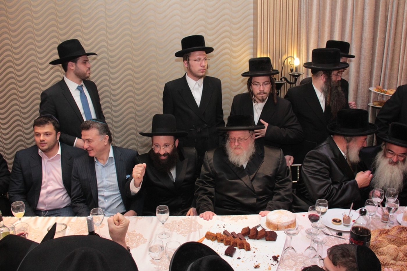 הרב שמואל רבינוביץ חיתן, כל המי ומי התייצבו • גלריה