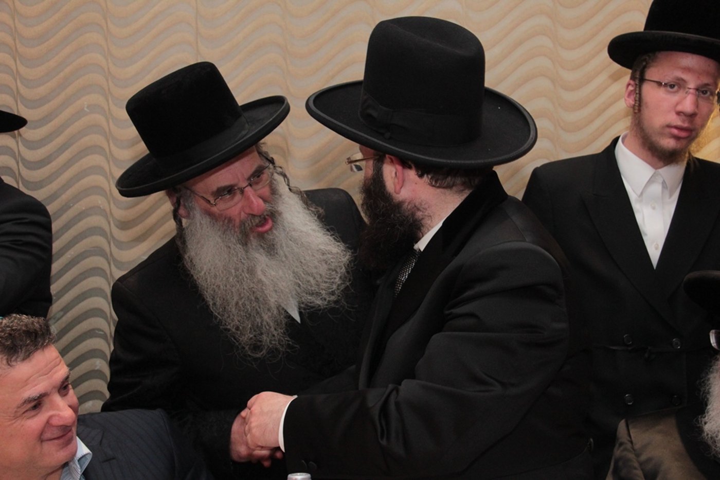 הרב שמואל רבינוביץ חיתן, כל המי ומי התייצבו • גלריה