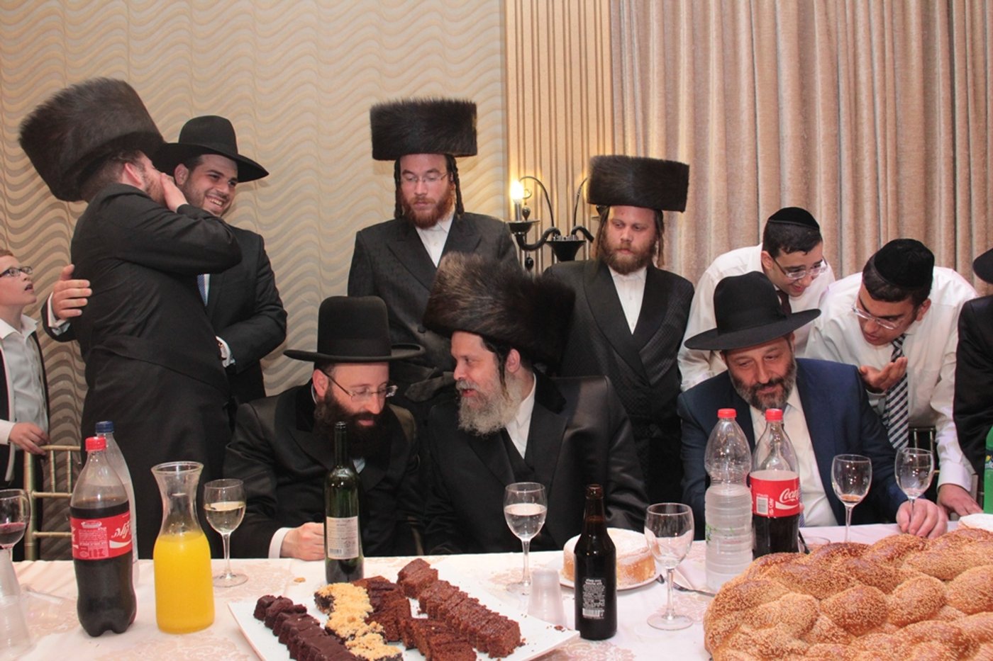 הרב שמואל רבינוביץ חיתן, כל המי ומי התייצבו • גלריה