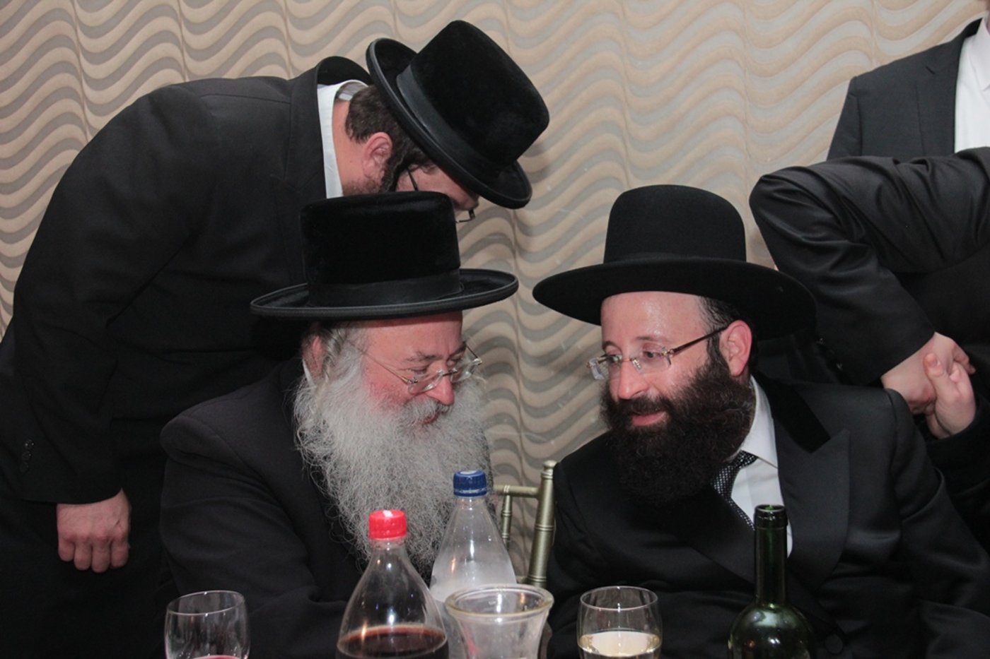 הרב שמואל רבינוביץ חיתן, כל המי ומי התייצבו • גלריה