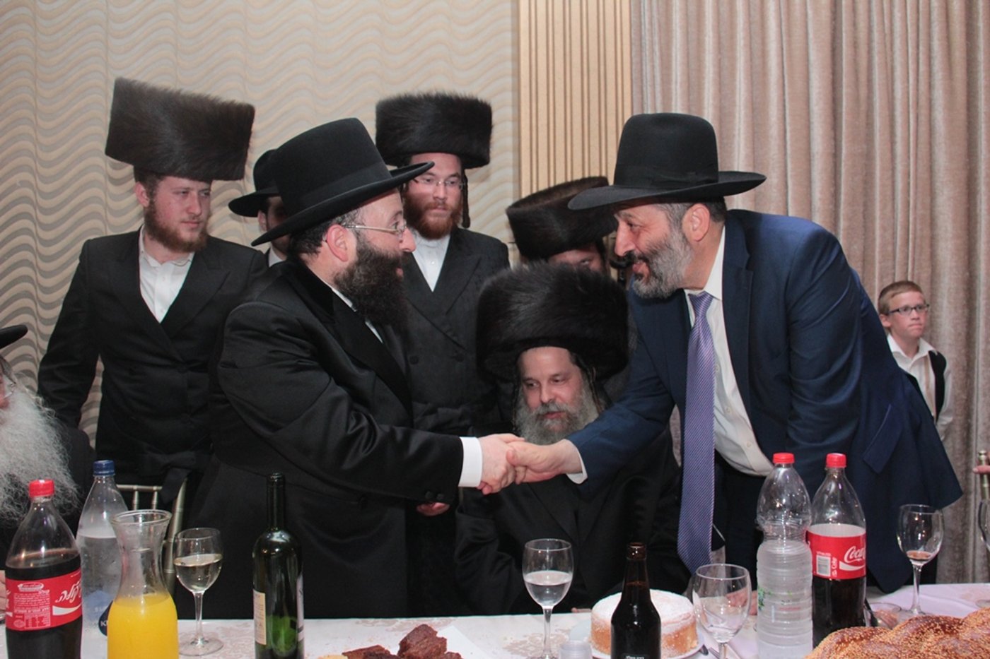 הרב שמואל רבינוביץ חיתן, כל המי ומי התייצבו • גלריה
