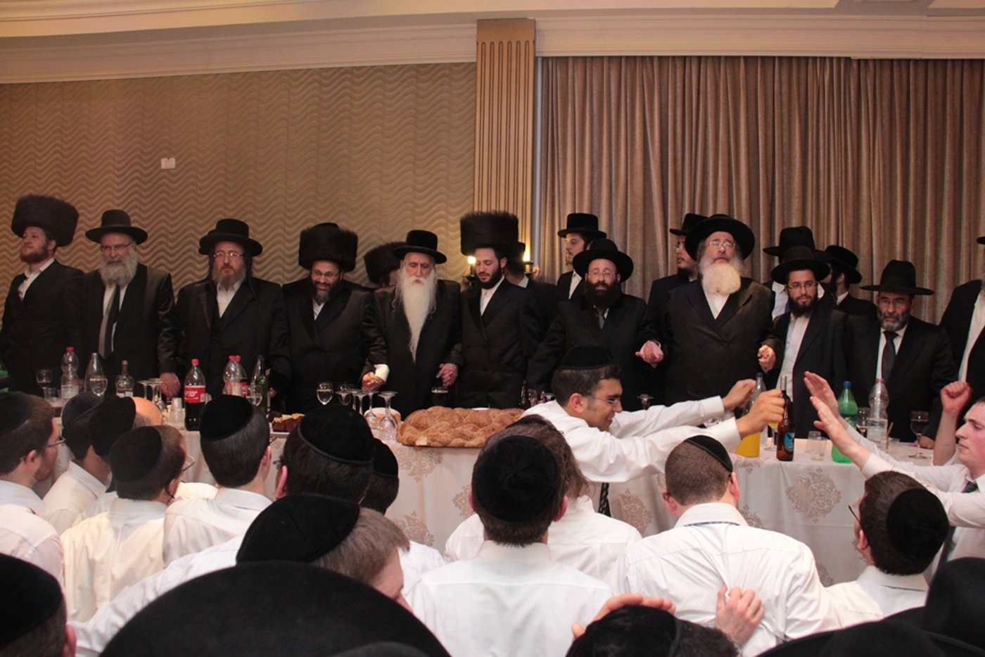 הרב שמואל רבינוביץ חיתן, כל המי ומי התייצבו • גלריה