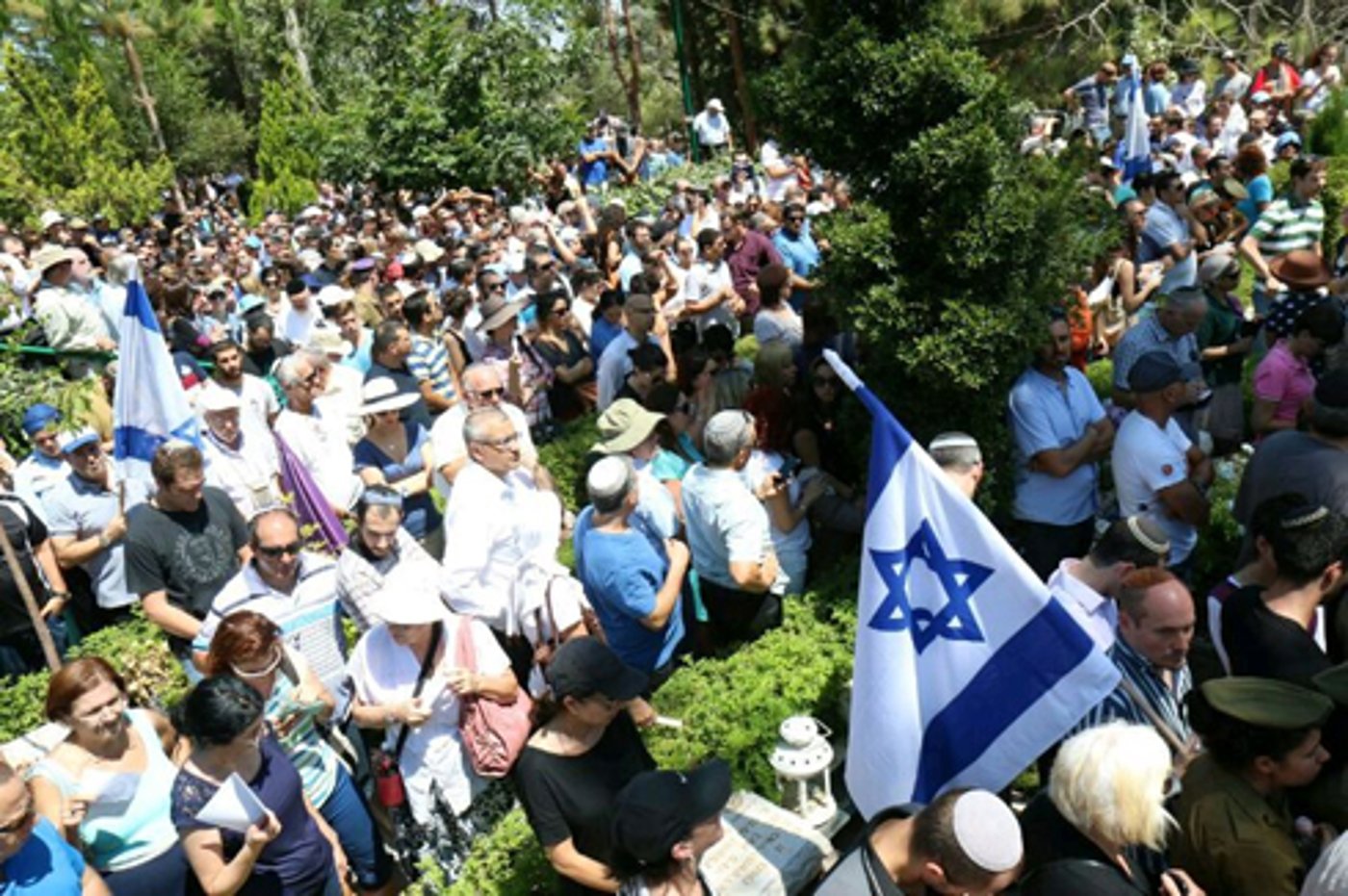 הלווית מקס שטיינברג הי"ד, הצהריים