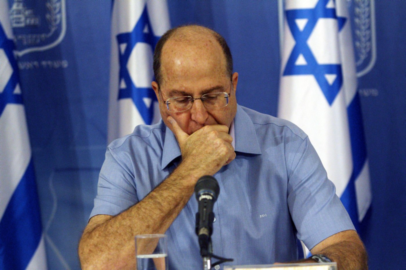 שר הביטחון בוגי יעלון, אמש
