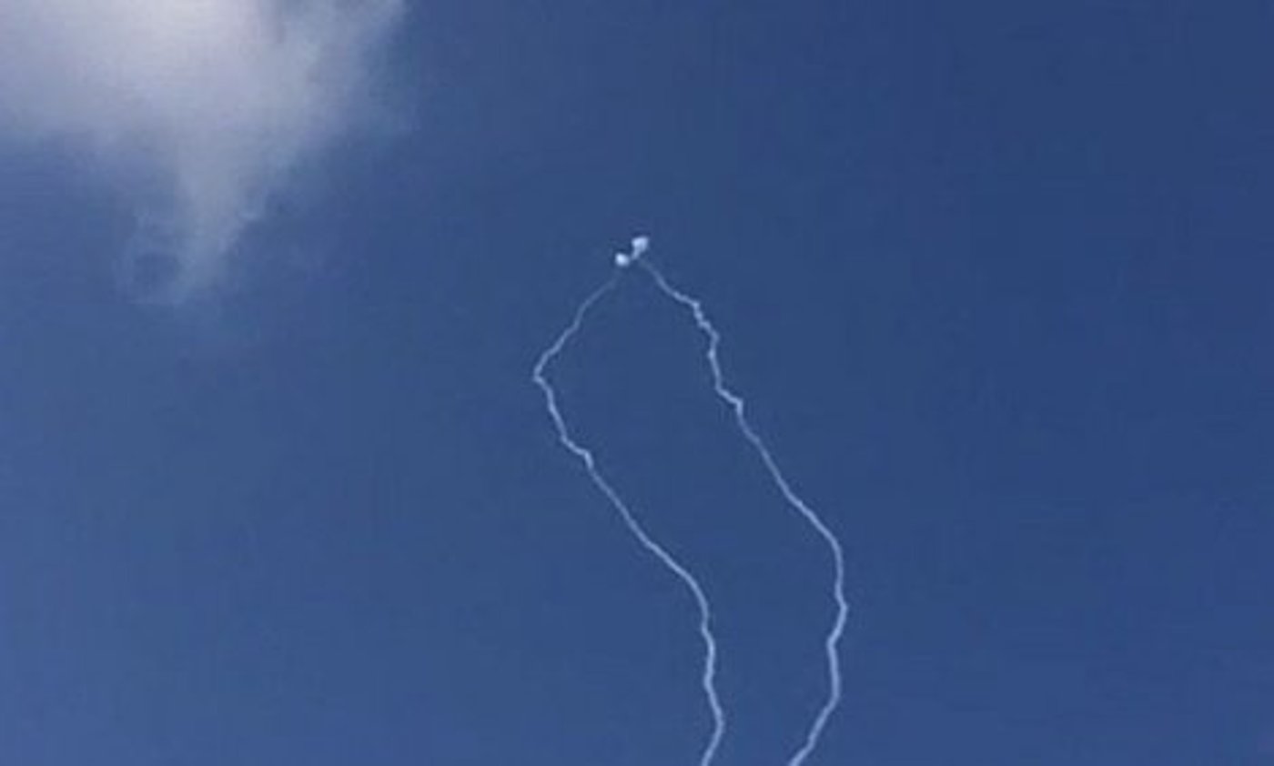 יירוט בשמי גוש דן. ארכיון