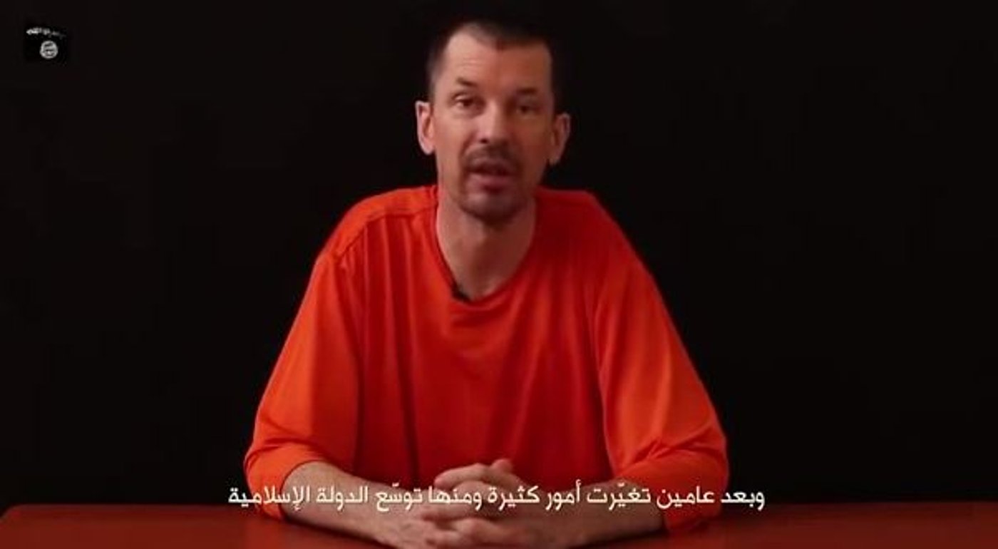 ג'ון קנטלי בסרטון שפרסם דאעש