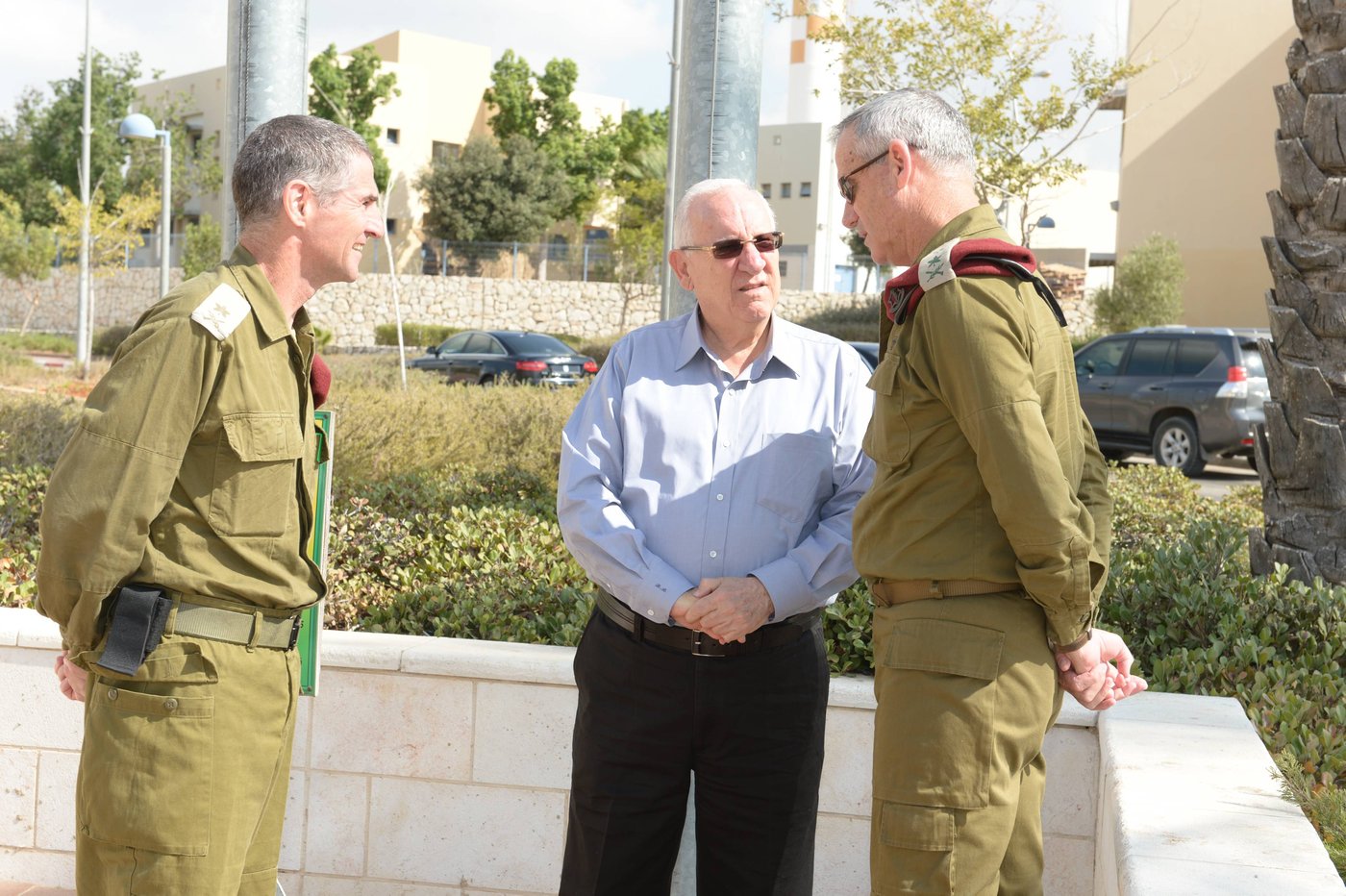 הנשיא ריבלין ירד לבקר את הלוחמים