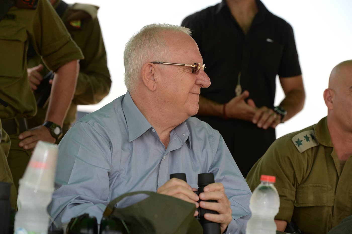 הנשיא ריבלין ירד לבקר את הלוחמים