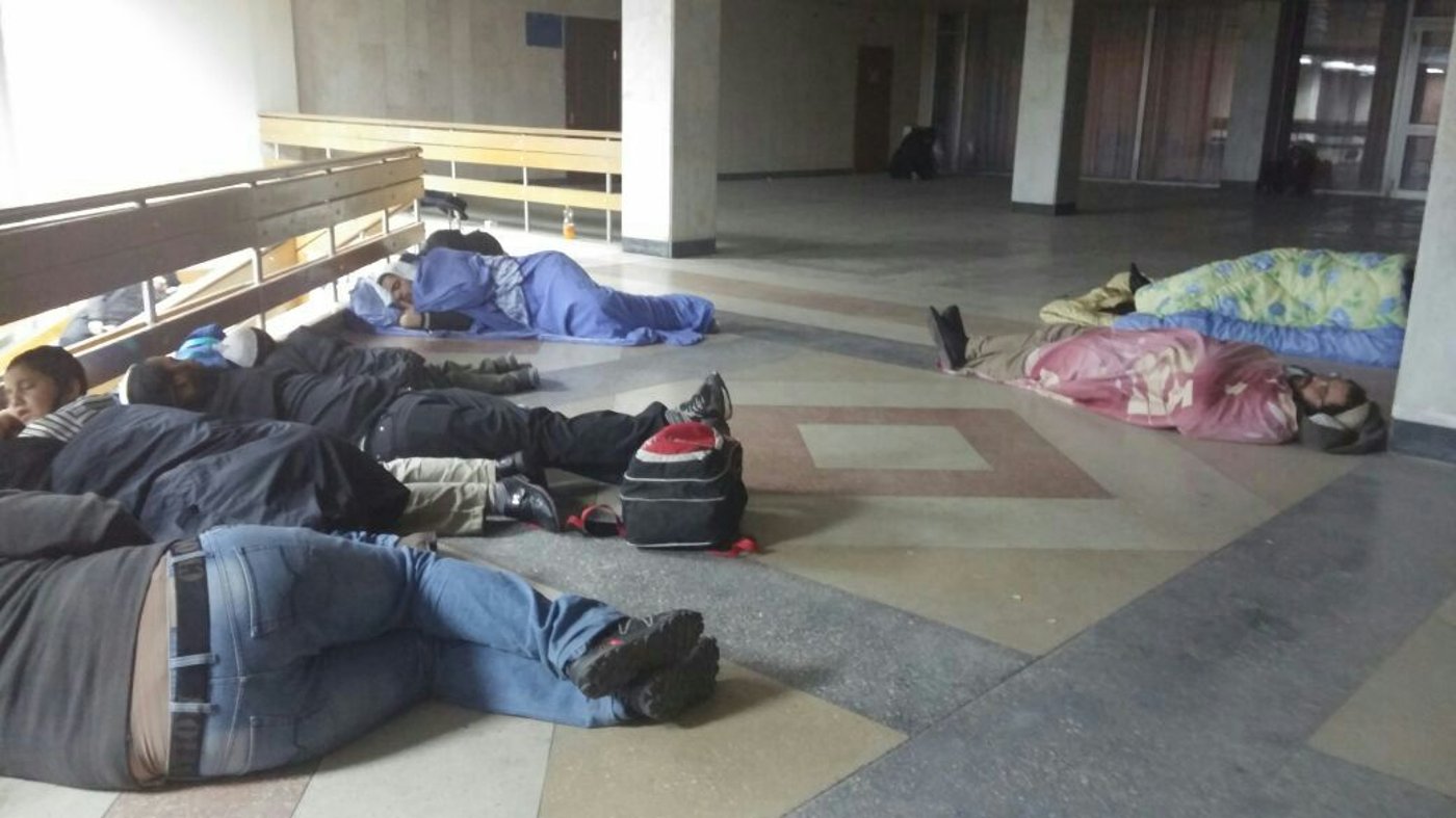 בחזור מאומן: עשרות תקועים בשדה התעופה ויניצה גברישובקה