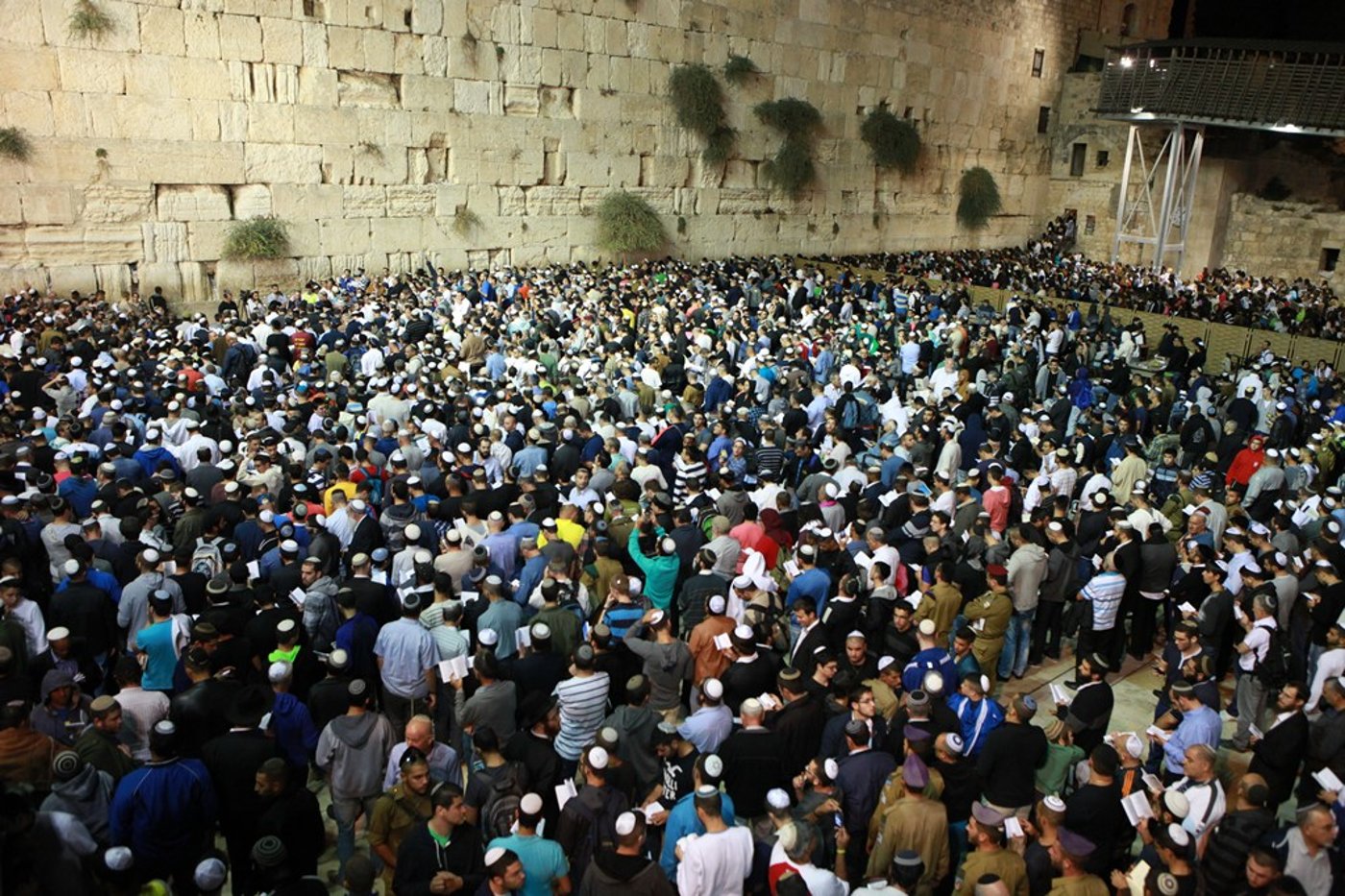 גלריה: הסליחות של הציונות הדתית בכותל המערבי