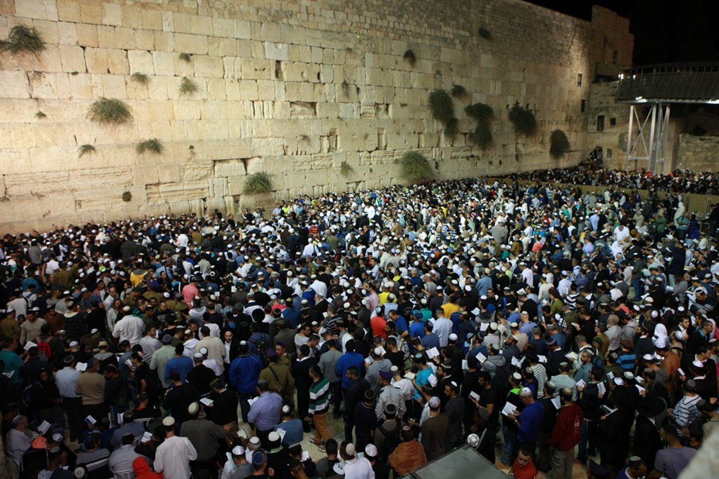 גלריה: הסליחות של הציונות הדתית בכותל המערבי