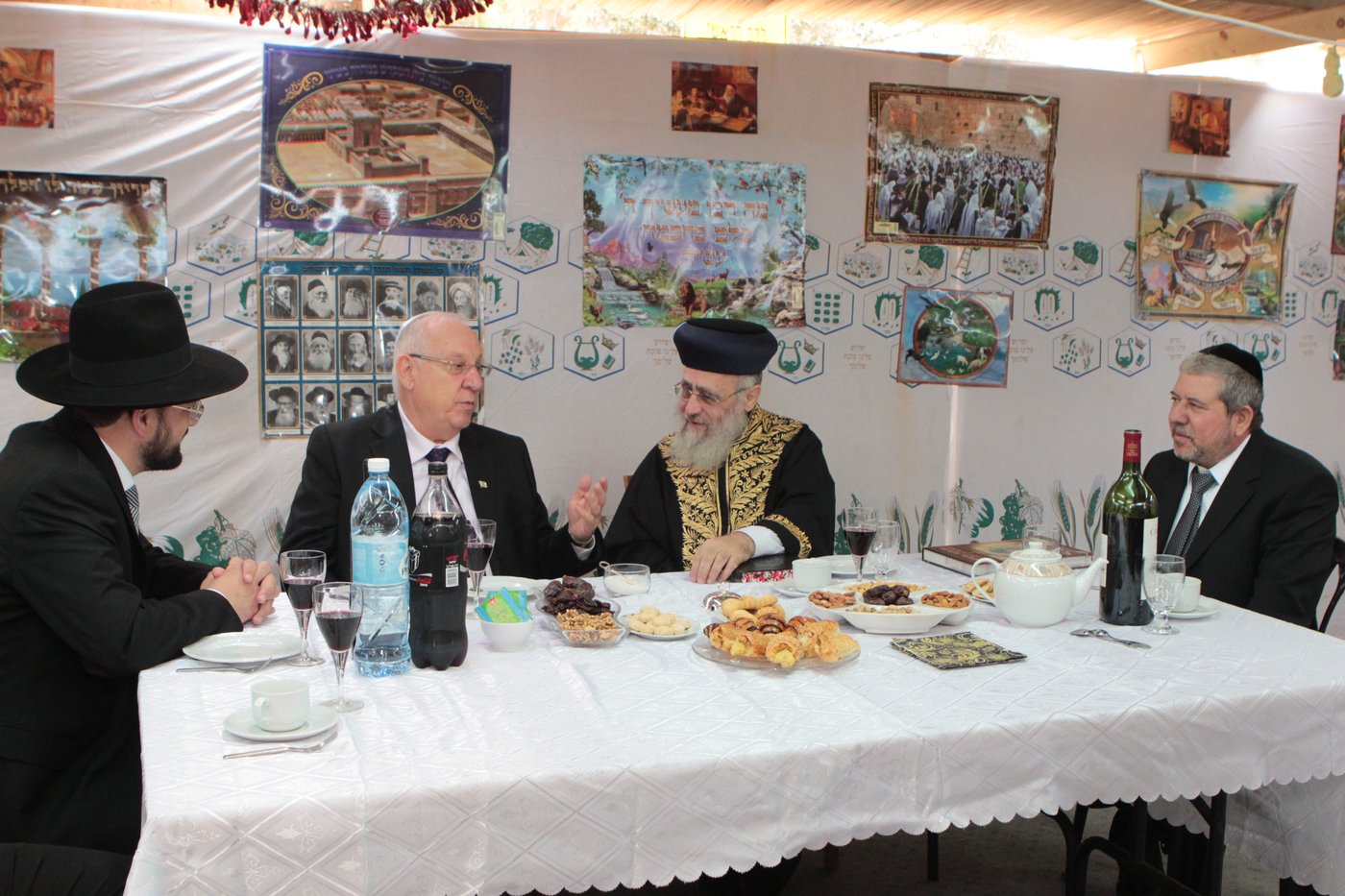 נשיא המדינה רובי ריבלין אצל הראשל"צ הרב יצחק יוסף • גלריה