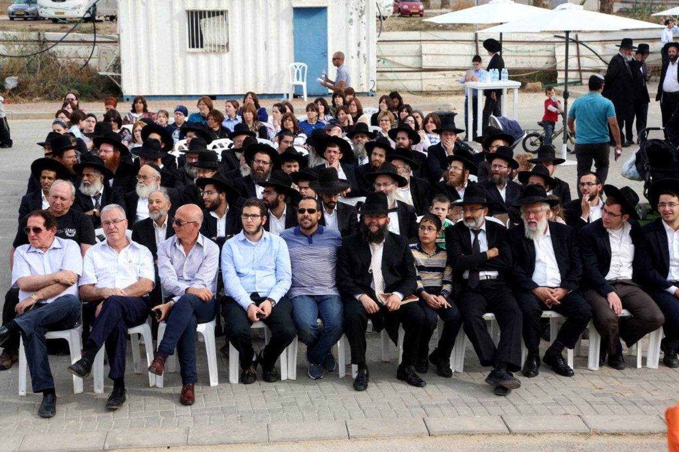 טקס הנחת אבן פינה לשכונת אחיסמך בלוד • תמונות