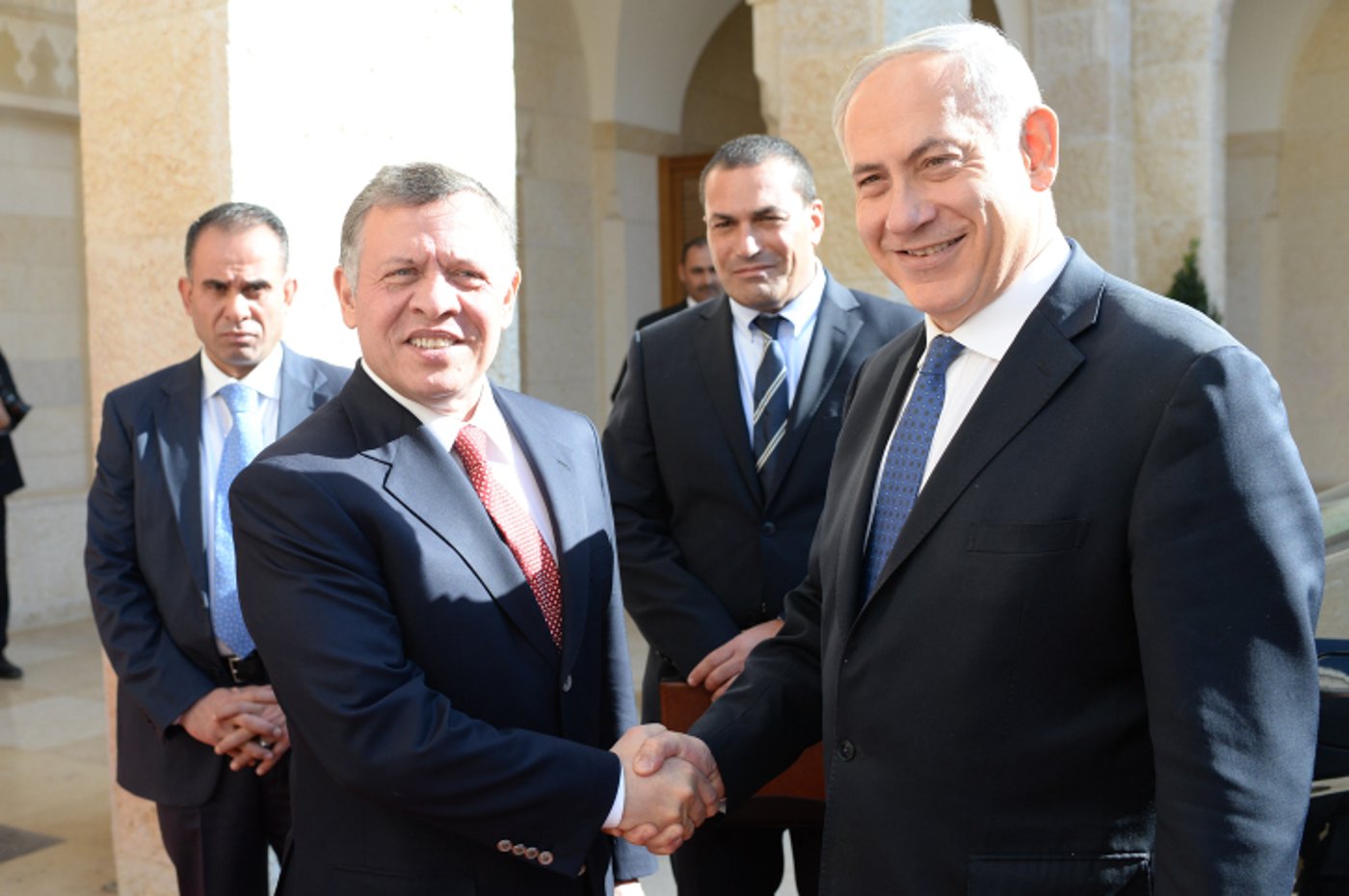 נתניהו ועבדאללה