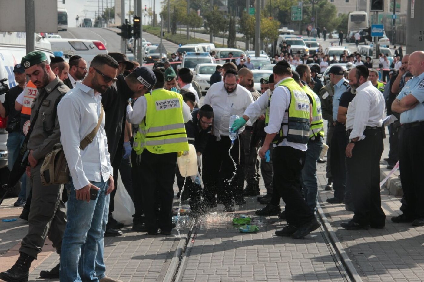פיגוע הדריסה בירושלים • תמונות מהזירה