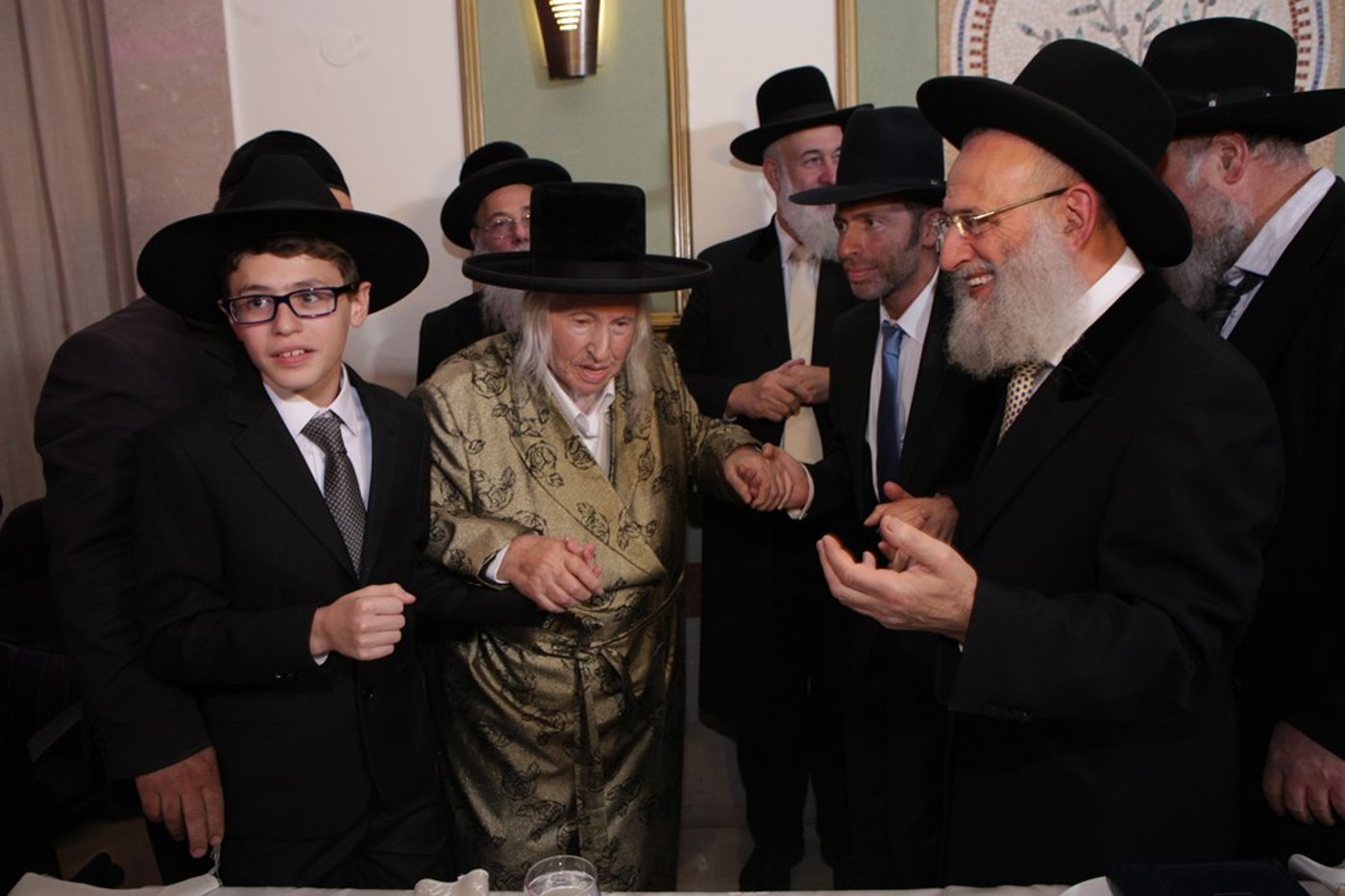 גלריה: בר מצווה לנכדו של הגאון רבי ראובן אלבז